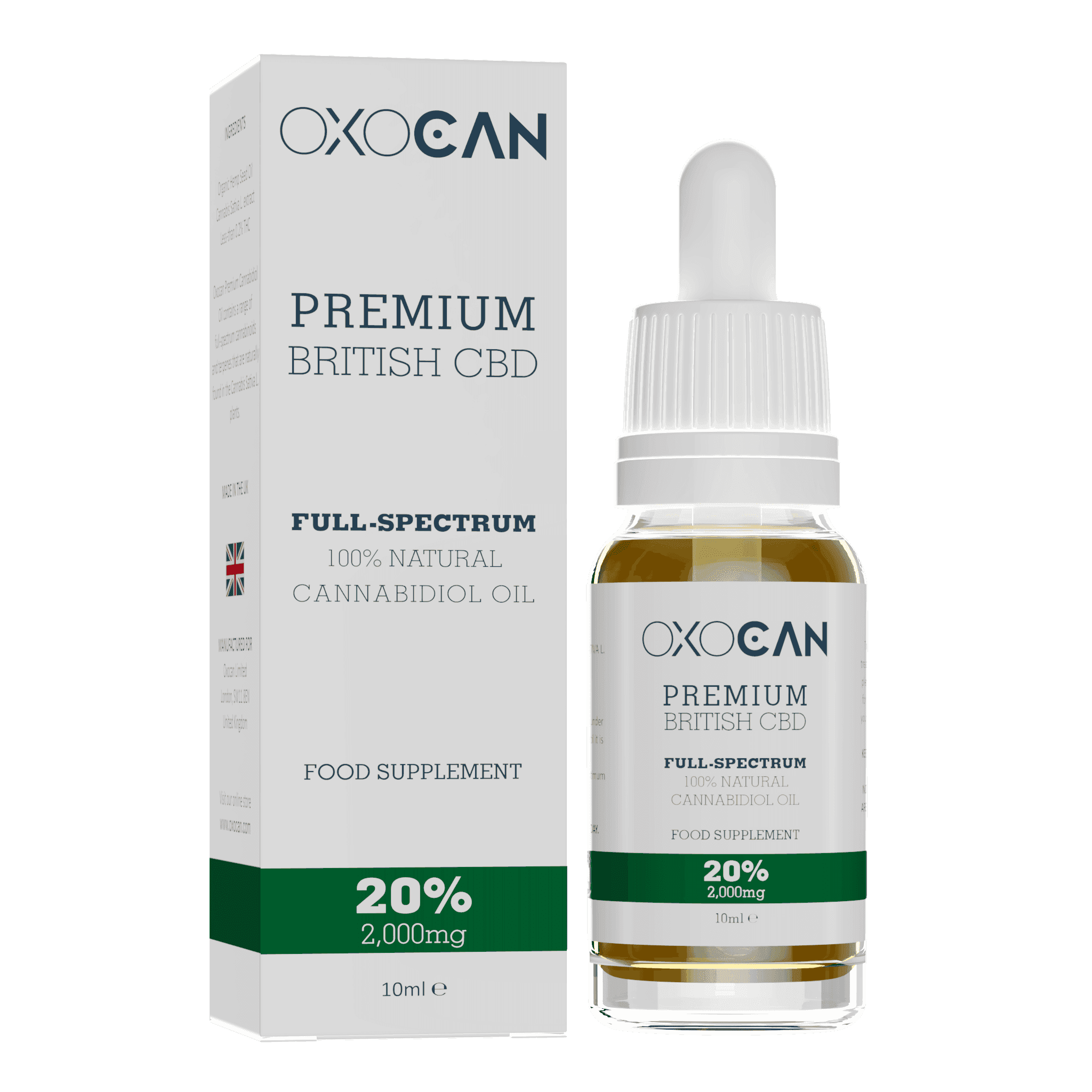 CBD Oil 20% 2000mg - Oxocan