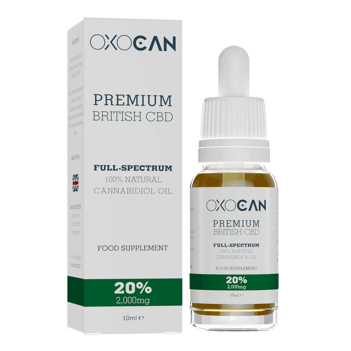 大人気★CBDオイル 2000mg 10ml (20%)  オーガニックCBD CBD Oil 20% 2000mg, Full-Spectrum, GMP-Certified, Organic CBD